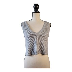 💕Pacsun‎ waffle knit cropped sweater vest tank